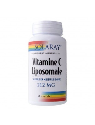 Image de Vitamine C liposomale 212 mg - Tonus 60 capsules - Solaray depuis Herboristerie Louis - Produits de phytothérapie et d'herboristerie en ligne (180)