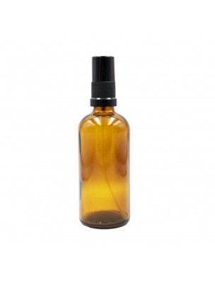 Image de Flacon en verre brun de 100 ml avec pompe spray depuis Matériel d'herboristerie de qualité | Vente en ligne