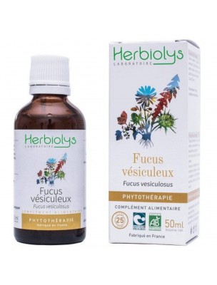 Image de Fucus Bio - Minceur et Iode Teinture-mère Fucus vesiculosus 50 ml - Herbiolys depuis PrestaBlog