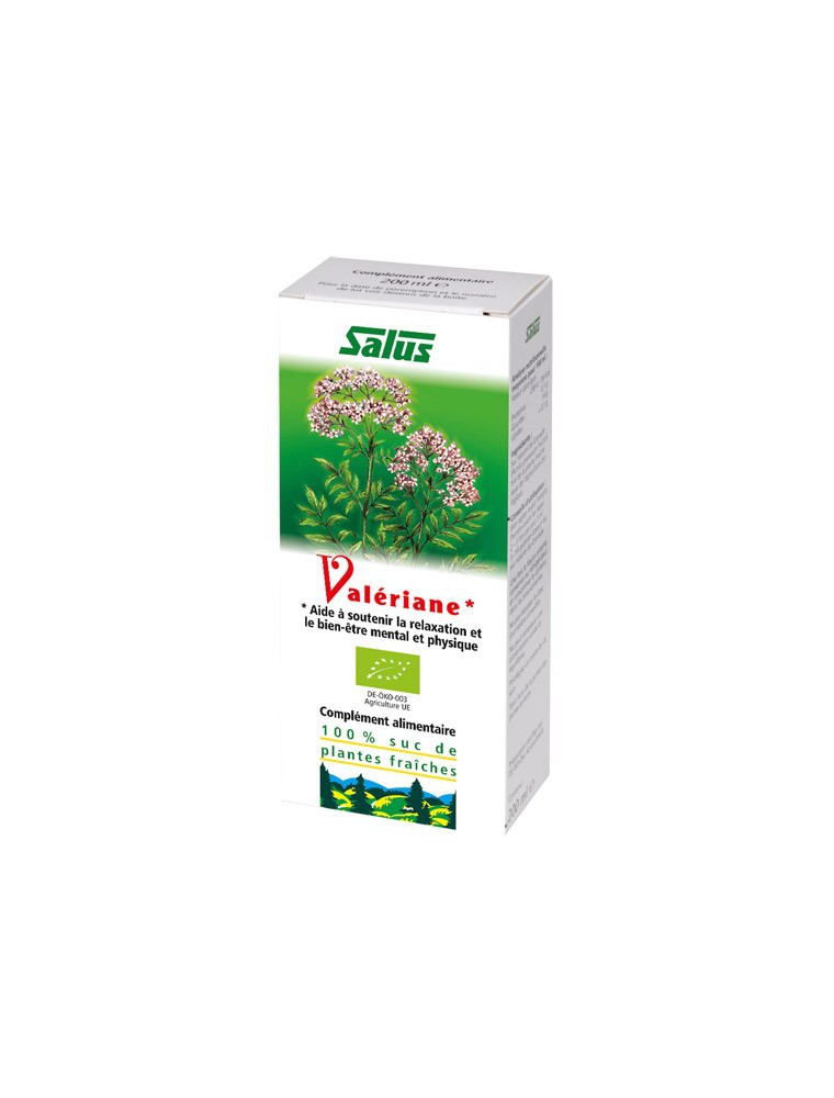 Valériane Bio - Sommeil Jus de plante fraîche - Salus