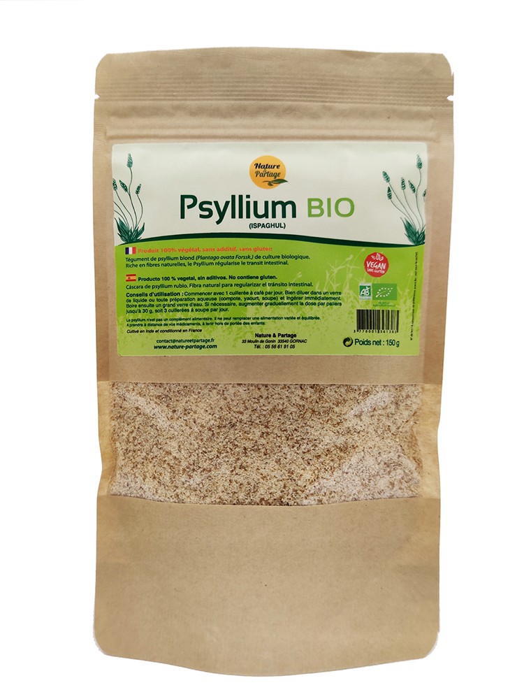 Psyllium blond bio - 200 grammes - Boutique Nature