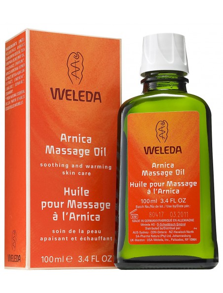 Huile de massage à l'arnica bio Weleda format 50ml, 100ml ou 250ml