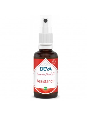 Image de Assistance Bio - Centrage et Apaisement Composé floral n°1 Spray de 30 ml - Deva depuis Achetez les produits Deva à l'herboristerie Louis