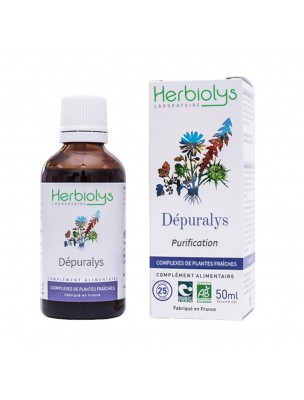 Image de Dépuralys Bio - Purification Extrait de plantes fraîches 50 ml - Herbiolys depuis Herboristerie Bio Louis - Paris, Province et en ligne