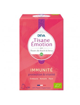 Image 59044 supplémentaire pour Immunité Bio - Tisane Emotion 20 sachets - Deva