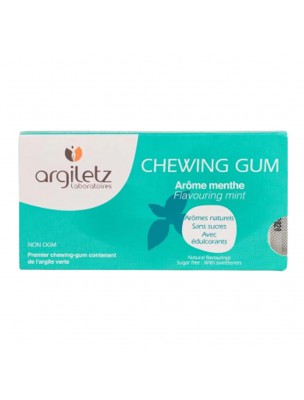 Image de Chewing Gum à l’Argile verte - Menthe 12 Dragées - Argiletz depuis Votre panier de plantes naturelles et bio à l'herboristerie Louis