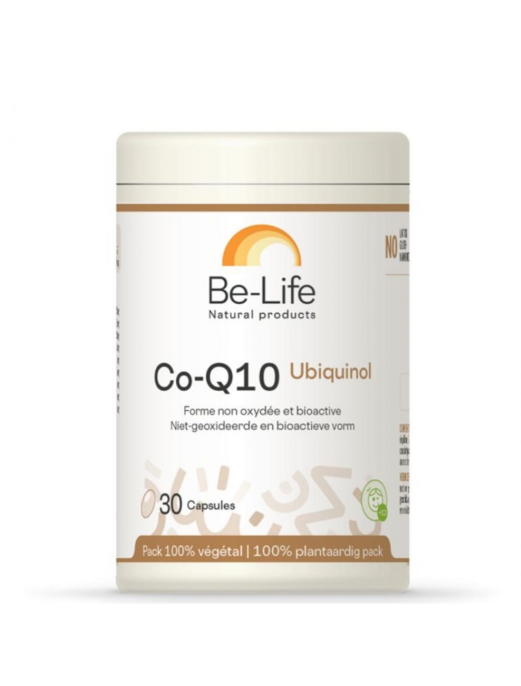 Image principale de la modale pour Co-Q10 - Ubiquinol 50 mg 30 capsules - Be-Life