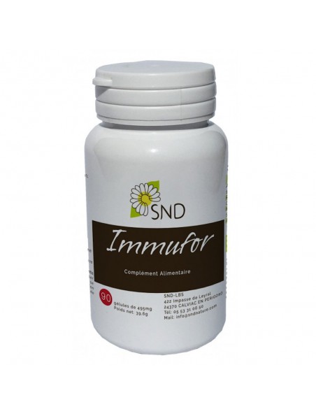 Image principale de Immufor - Immunité 90 gélules - SND Nature