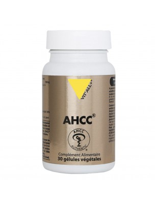 Image de AHCC 1000 mg - Défenses naturelles 30 gélules végétales - Vit'all+ depuis Découvrez nos compléments alimentaires naturels