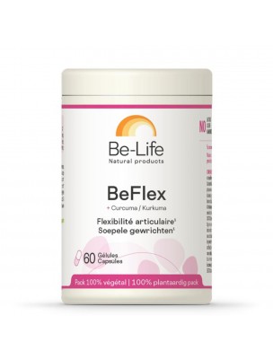 Image de BeFlex Curcuma - Articulations et Souplesse 60 gélules - Be-Life via Ceinture Lombaire - Bouillotte Décontractante - Eco-Conseils