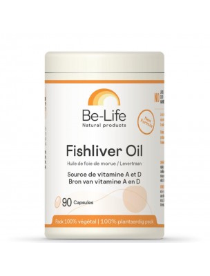 Image de Fishliver Oil (Foie de Morue) Bio - Huile de Foie de Morue 90 capsules - Be-Life depuis Achetez les produits Be-Life à l'herboristerie Louis (2)