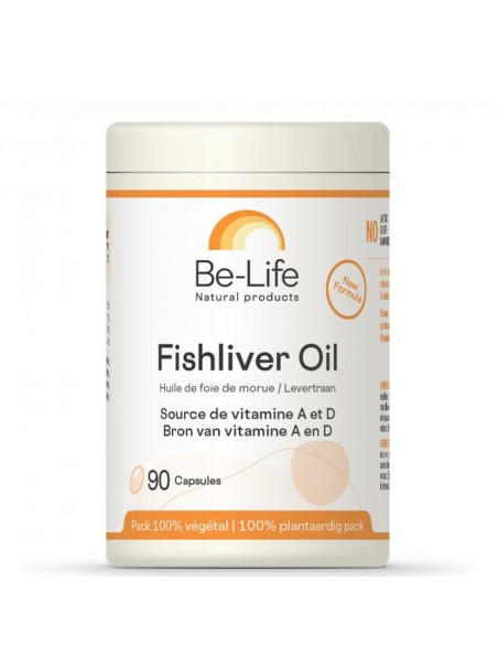 Image principale de Fishliver Oil (Foie de Morue) Bio - Huile de Foie de Morue 90 capsules - Be-Life