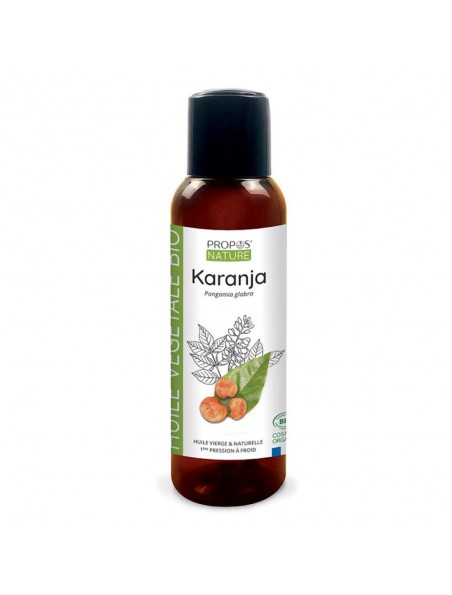 Image principale de Karanja Bio - Huile végétale de Pangamia glabra 100 ml - Propos Nature