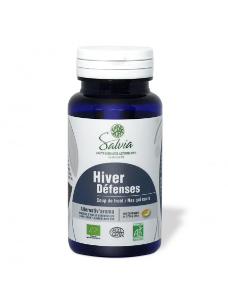 Image principale de Alternativ'aroma Bio - Défenses Hiver 120 capsules d'huiles essentielles - Salvia