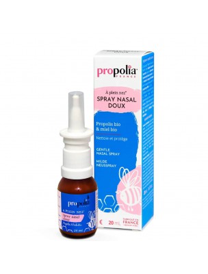 Image de Spray Nasal Doux - Nettoyage et Protection 20 ml - Propolia depuis Sprays aux plantes naturels pour une santé au naturel