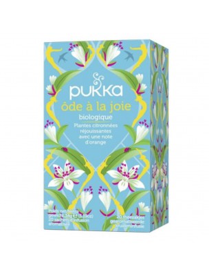 Image de Ode à la Joie Bio - Infusion 20 sachets - Pukka Herbs depuis Commandez les produits Pukka Herbs à l'herboristerie Louis