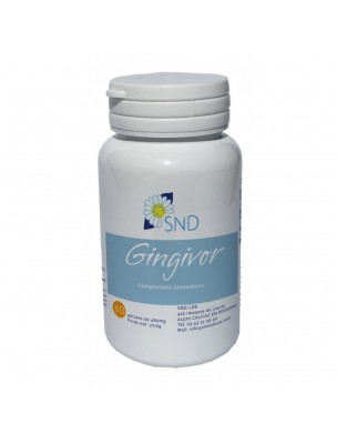 Image de  Gingivor - Parodontose Gingivite 60 gélules - SND Nature depuis Achetez les produits SND Nature à l'herboristerie Louis