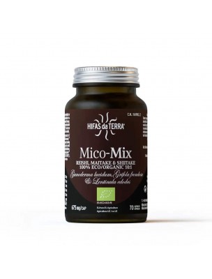 Image de Mico-Mix Bio - Immunité et Tonus 70 capsules - Hifas Da Terra depuis Champignons médicinaux - Bienfaits et vente en ligne