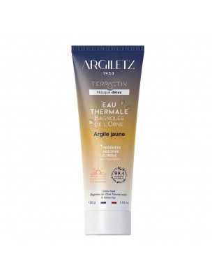 Image de Masque à l’argile jaune - 100ml - Argiletz depuis Masques naturels et efficaces pour vos soins de peau