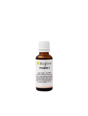 Image de Vitamine E Bio - Pour conserver vos préparations 30 ml - Bioflore depuis Vitamine E : Trouvez la meilleure sélection de produits de phytothérapie en ligne