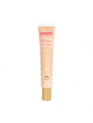 Image de BB Cream Bio - Clair 760 30 ml - Zao Make-up depuis Achetez les produits Zao Make-up à l'herboristerie Louis