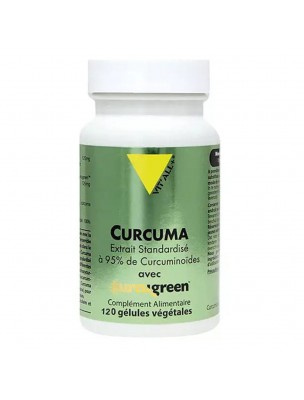 Image de Curcuma 250mg - Articulations et Capital Osseux 120 gélules végétales - Vit'all+ depuis Commandez les produits Vit'All + à l'herboristerie Louis