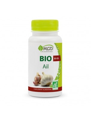 Image de Ail 280mg Bio - Circulation et Cholestérol 90 gélules - MGD Nature depuis Gélules et comprimés de plantes unitaires - Découvrez notre sélection