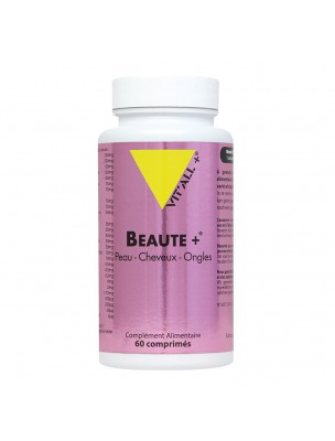 Image de Beauté + - Peau, Cheveux et Ongles 60 comprimés - Vit'all+ depuis Achetez les produits Vit'All + à l'herboristerie Louis