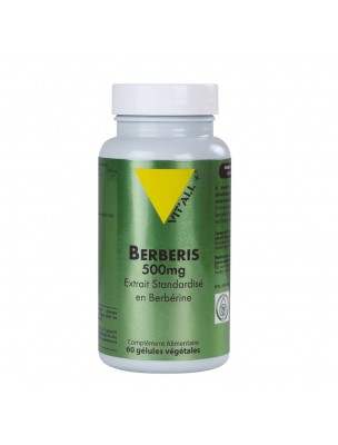 Image de Berberis 500mg - Digestion et Immunité 60 gélules végétales - Vit'all+ depuis Achetez les produits Vit'All + à l'herboristerie Louis