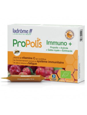 Image de Immuno + Bio - Défenses Naturelles et Tonus 20 ampoules de 10 ml - Ladrôme depuis Achetez de la Propolis pour renforcer votre système immunitaire