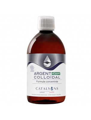 Image de Argent colloïdal 40 ppm - Oligo-élément 500 ml - Catalyons depuis Herboristerie Louis - Produits de phytothérapie et d'herboristerie en ligne (10)