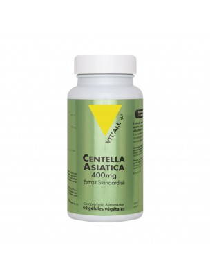 Image de Centella Asiatica 400mg - Circulation 60 gélules végétales - Vit'all+ depuis Herboristerie Louis - Produits de phytothérapie et d'herboristerie en ligne (35)