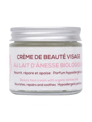 Image de Crème de Beauté au Lait d'Anesse Bio - Soin du Visage 50 ml - Oléanat depuis Herboristerie Louis - Produits de phytothérapie et d'herboristerie en ligne (47)