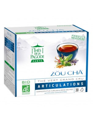 Image de Zou Cha Bio - Articulations 30 Infusettes - Thés de la Pagode depuis Herboristerie Louis - Produits de phytothérapie et d'herboristerie en ligne (182)